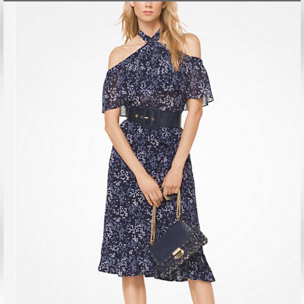 Floral Georgette Peekaboo Top